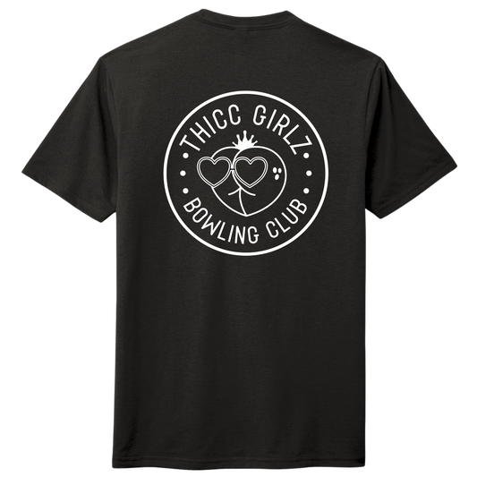 Thicc Girlz Bowling Club - Peach Logo